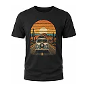 shopfsclothing Men's Desert Drive Graphic T-Shirt - Retro Road Trip Style