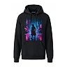 shopfsclothing Men's Neon Ronin Print Hoodie - Cyberpunk Streetwear