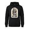 shopfsclothing Men's Desert Bloom Skull Graphic Hoodie - Western Cactus Art