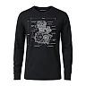 shopfsclothing Men's Engine Blueprint Graphic Long Sleeve - Garage Mechanic Gift