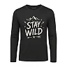 shopfsclothing Men's Wild Trail Graphic Long Sleeve - Adventure Aesthetic