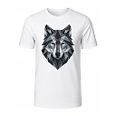shopfsclothing Men's Facet Wolf Graphic T-Shirt - Modern Outdoor Style