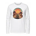 shopfsclothing Men's Desert Drive Graphic Long Sleeve - Road Trip Aesthetic