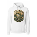 shopfsclothing Men's Bass Paddle Graphic Hoodie - Fishing Club Style