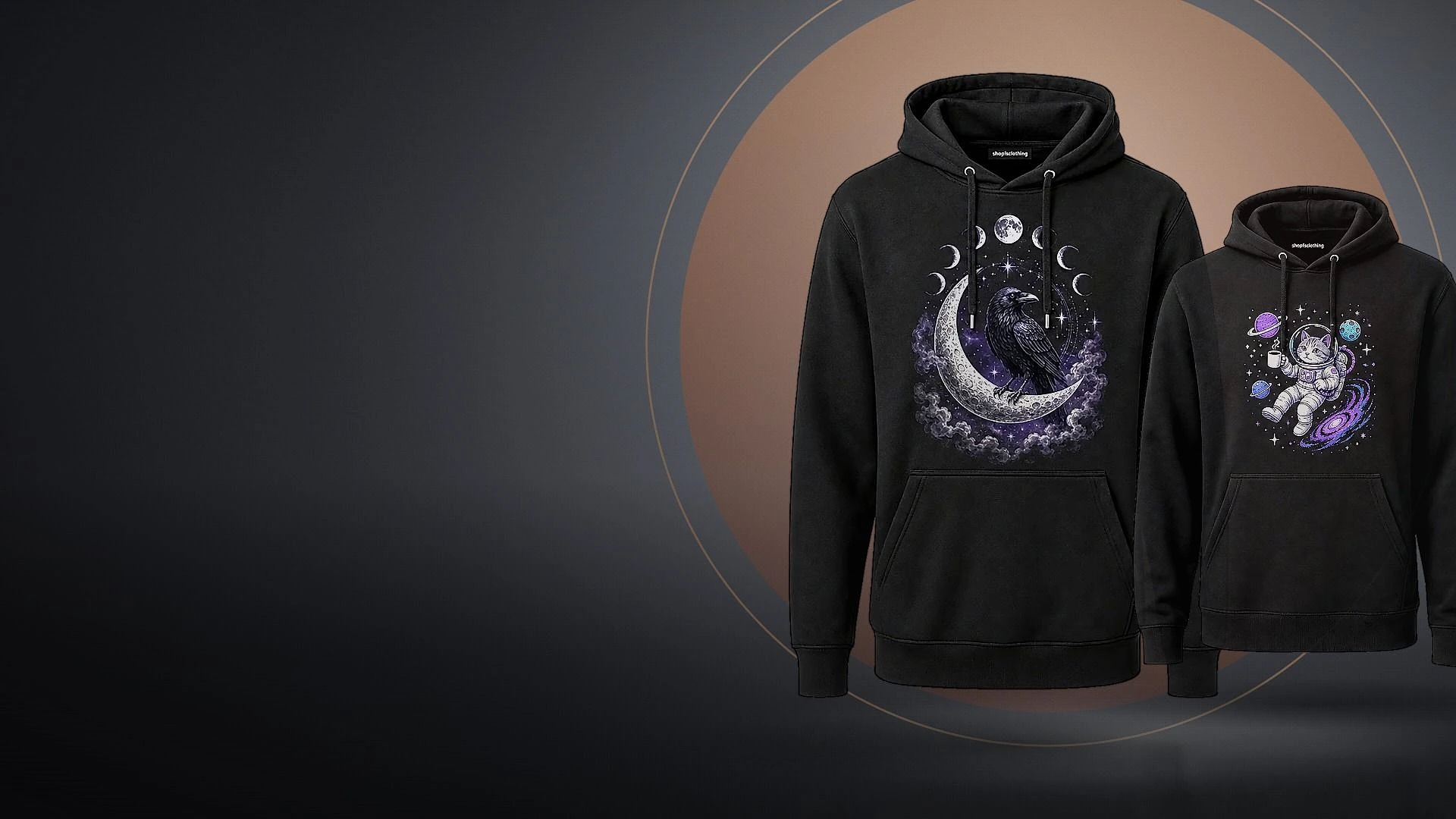 The hoodie, printed properly